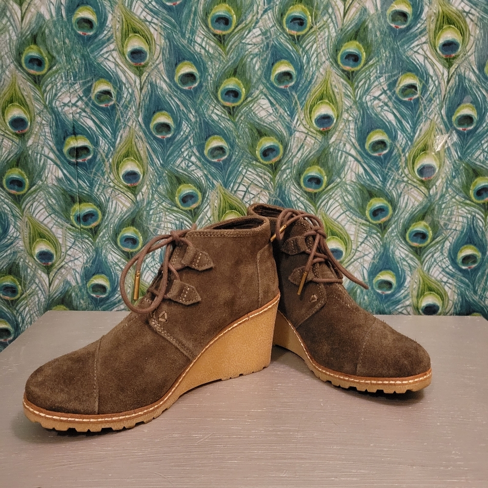 TOMS Kala Wedge Bootie